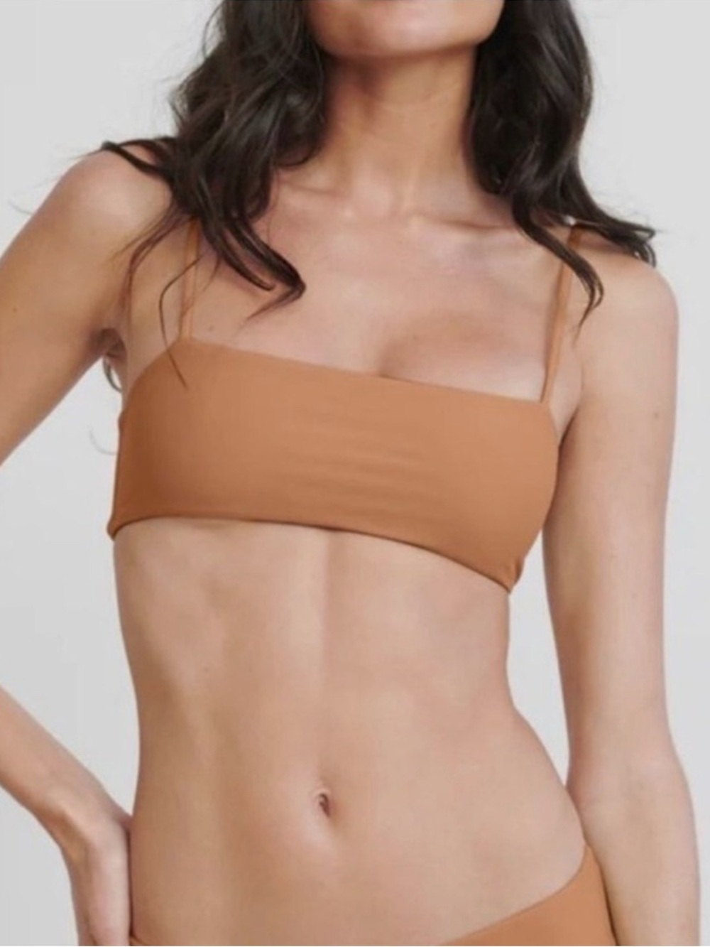 Mikoh x Jenni Kayne Kumu Bikini Top in Terracotta size XS